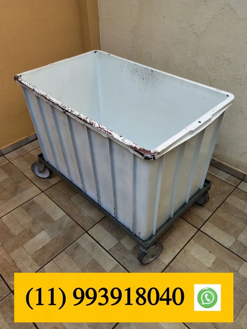 CARRINHO PLATAFORMA COM RODÍZIOS P/ MOVER MERCADORIA PESADA<br>350,00 - Foto 6