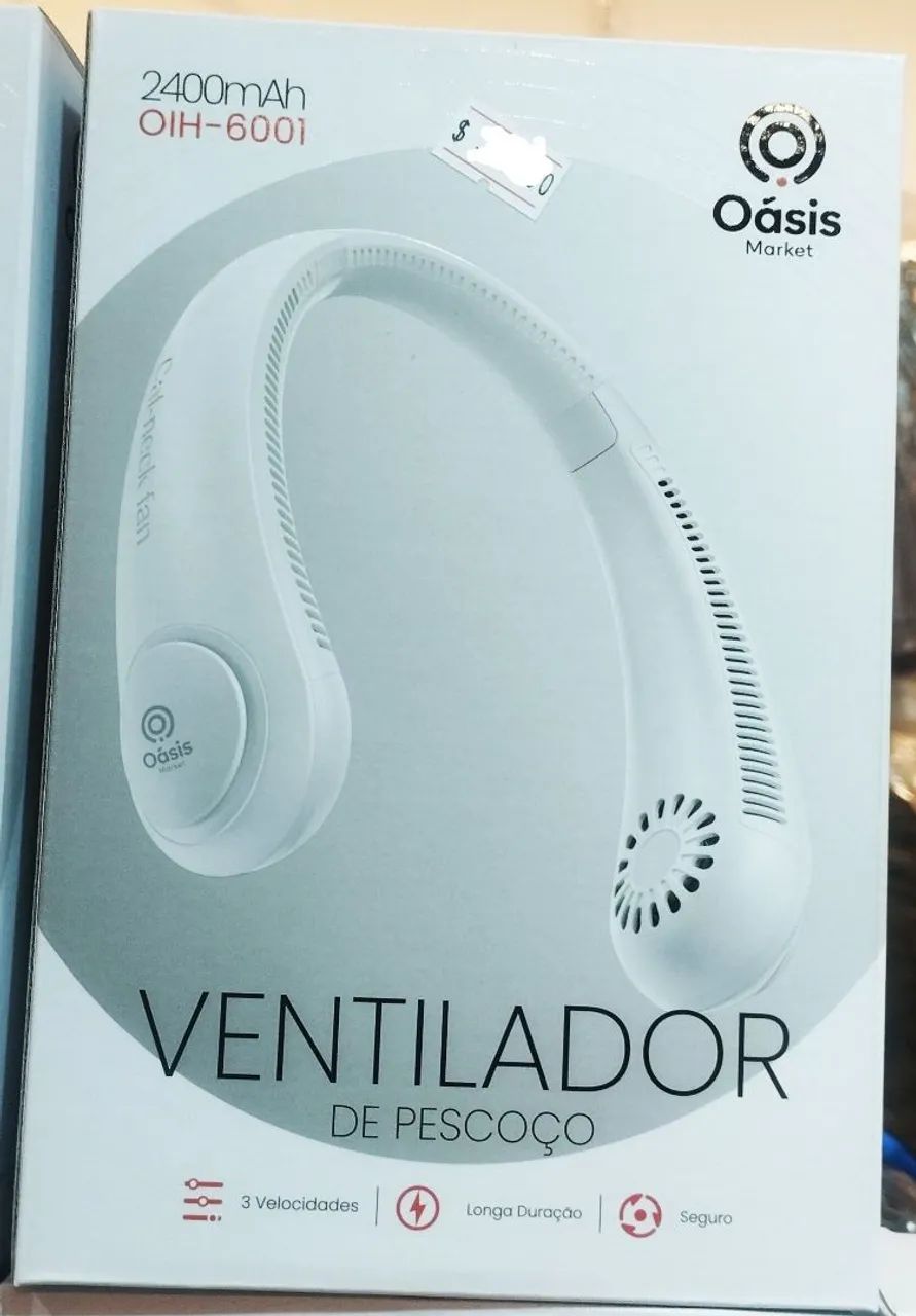 Já ouviu falar de Ventilador de pescoço portátil ultra silencioso com 5 Velocidades - Foto 2
