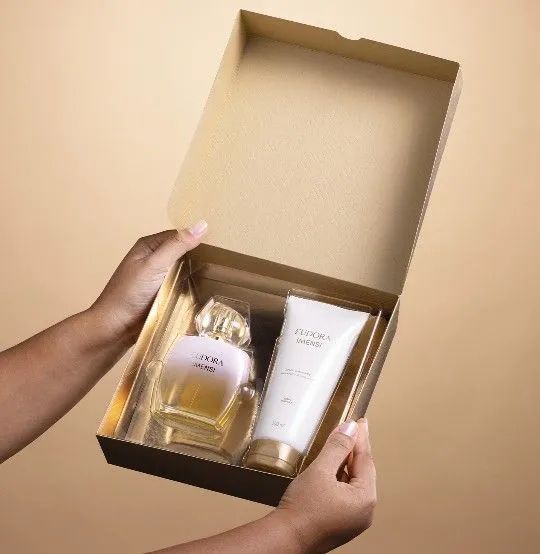 Kit presente imensi perfume e loção corporal - Foto 2