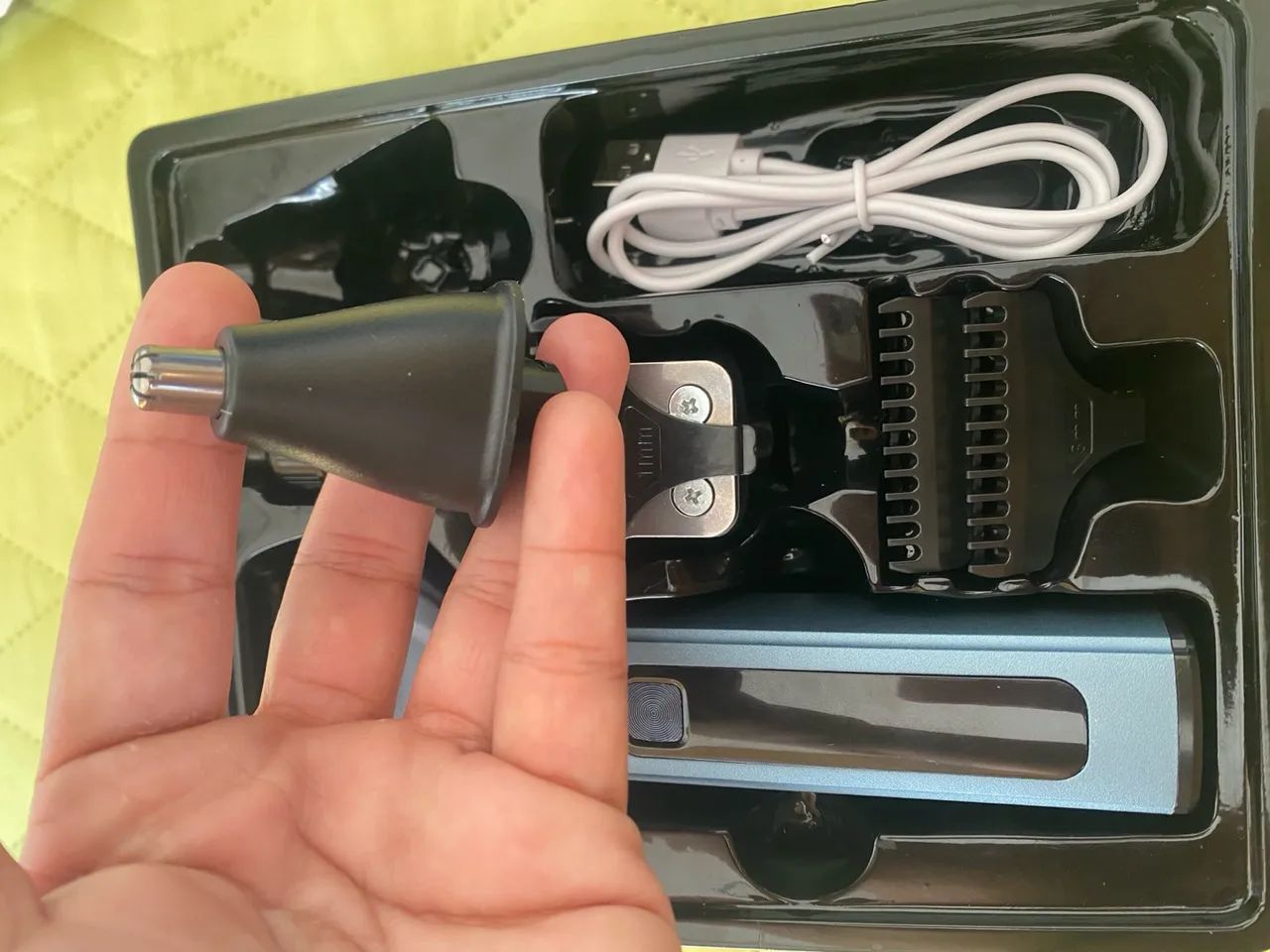 Máquina de Cortar Cabelo Kemei - Nova - Foto 2