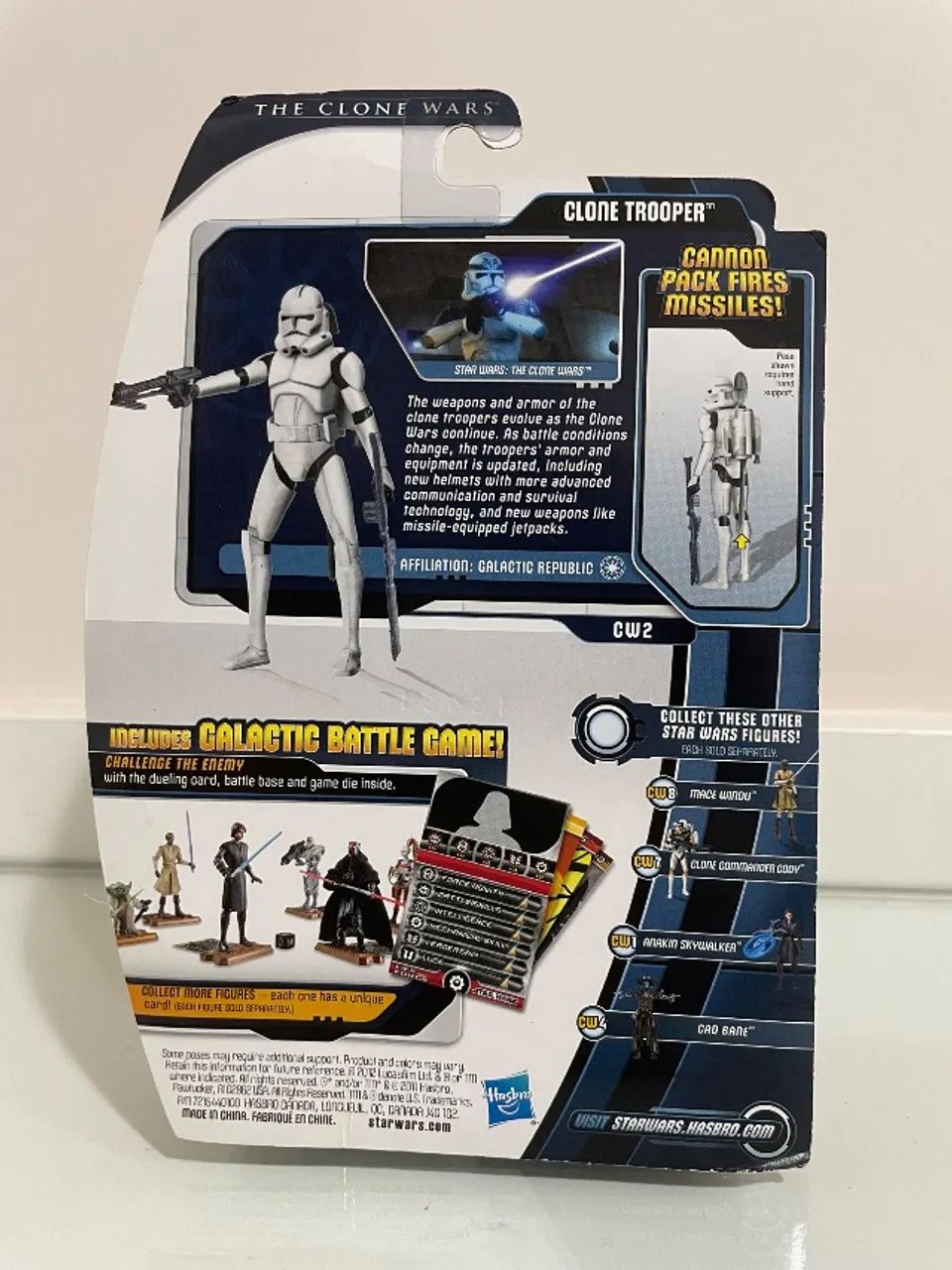 Hasbro Clone Trooper Mit Raketenkanone – Star Wars The Clone Wars – Dirty Version – CW05 – Sammelspielzeug