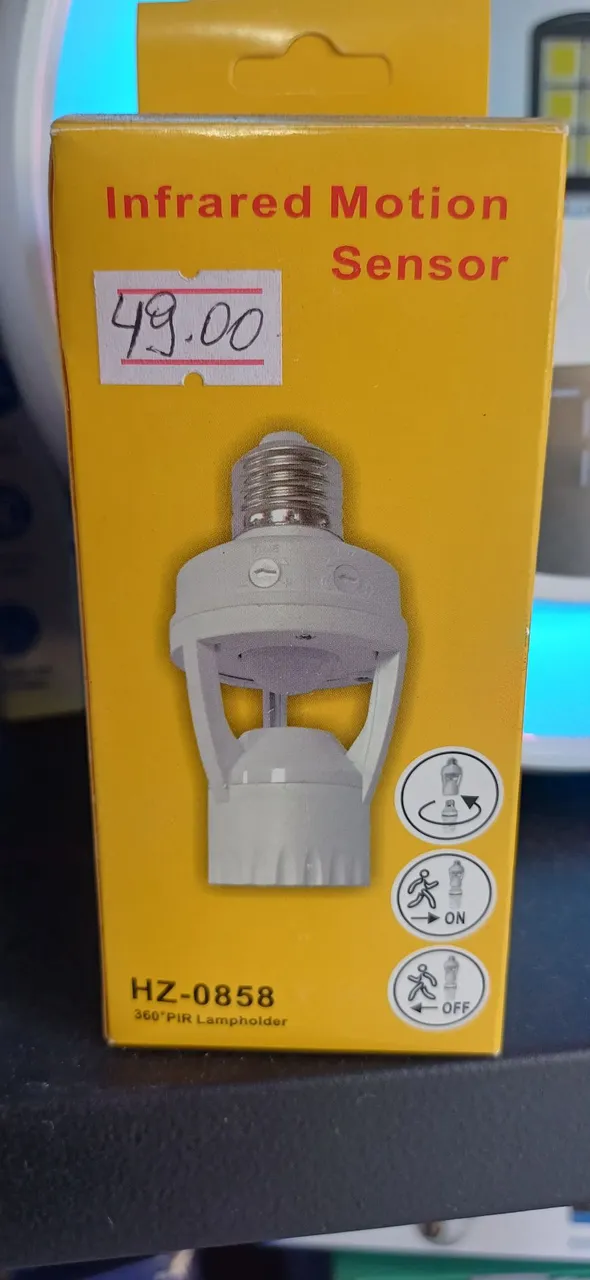 Sensor de Movimento Infravermelho para Lâmpada