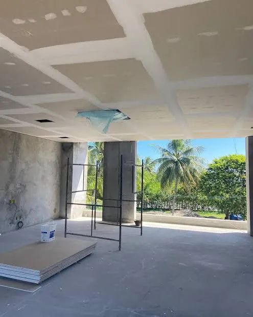 Gesso Drywall Steel frame