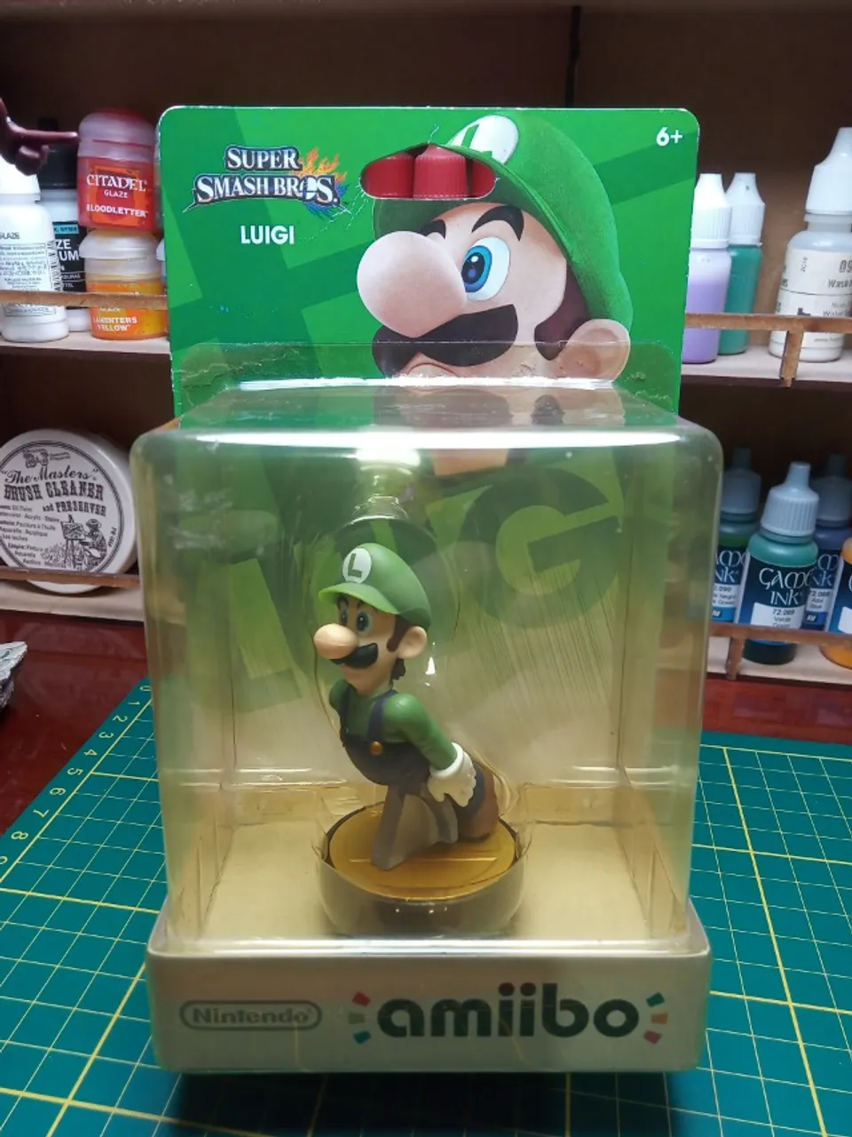 Amiibo, Luigi Smash Bros., Nintendo (lacrado).