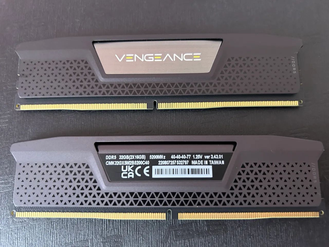 Memória ddr5 corsair vengeance 5200mhz 32GB - Foto 3