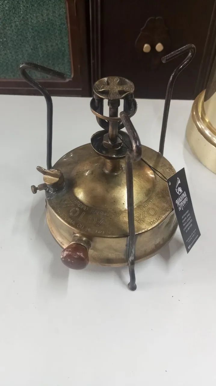 Fogareiro a álcool antigo - Coleção