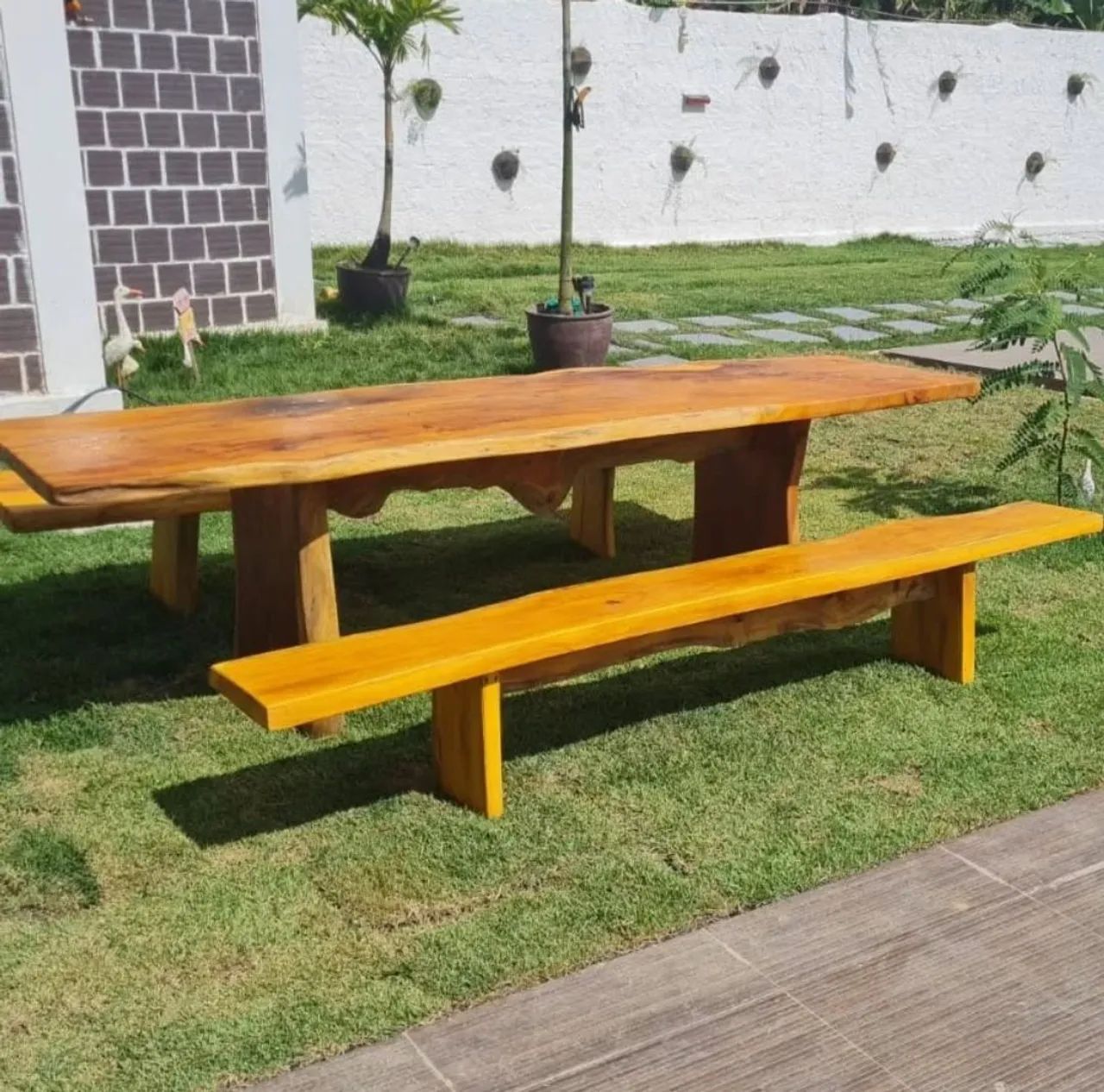 Mesa de Jaqueira + Bancos 64187452583171121