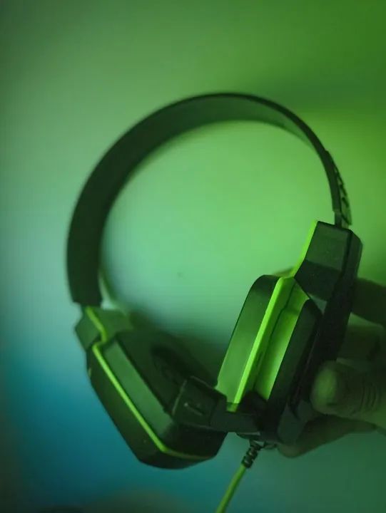 Fone de ouvido headset com microfone