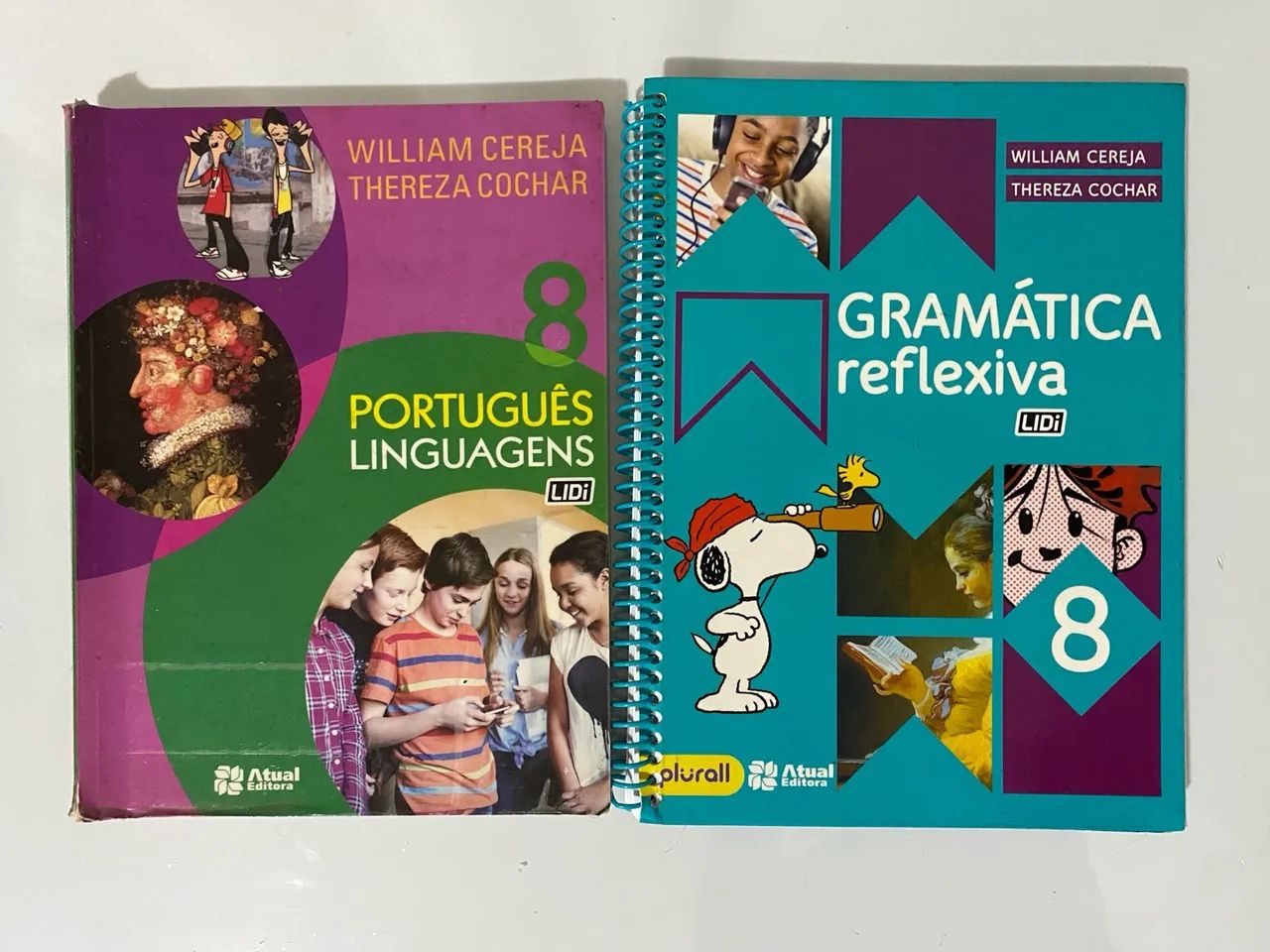 Livros Didáticos Português e Gramática - 8º Ano - Lidi