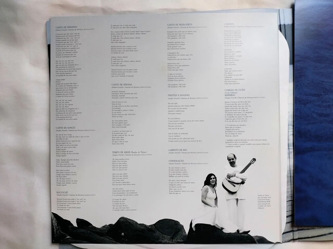 Vinil Afro Sambas Mônica Salmaso e Paulo Bellinati - Foto 5