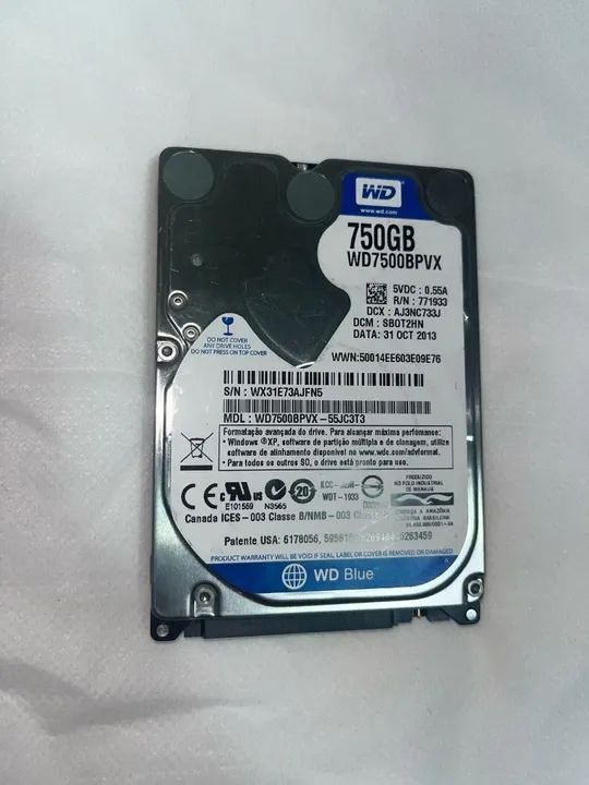 HDS DE 1 TB E 750 GB - Foto 3