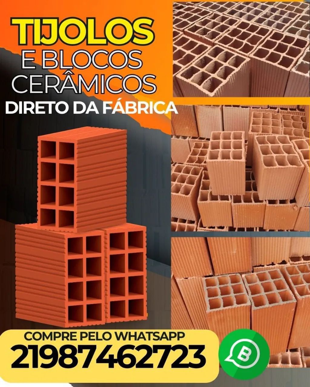 Entrega Imediata - Tijolos Direto de Fabrica 