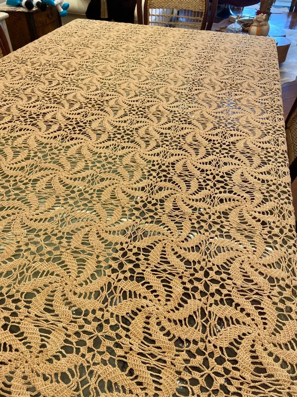 Toalha de Mesa de Crochê   - Foto 4