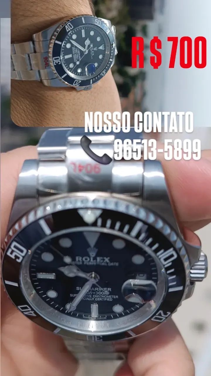 Relógio ROLEX SUBMARINER AUTOMÁTICO DISPONÍVEL  - Foto 2