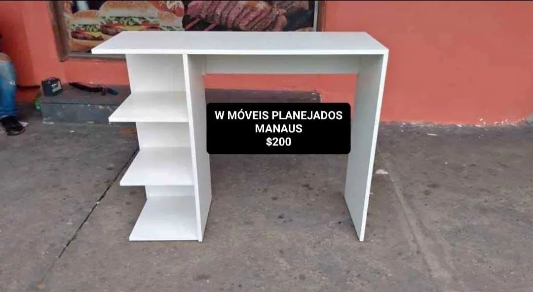 Escrivaninhas Branco em MDF (Preços estão nas Imagens) - Foto 4