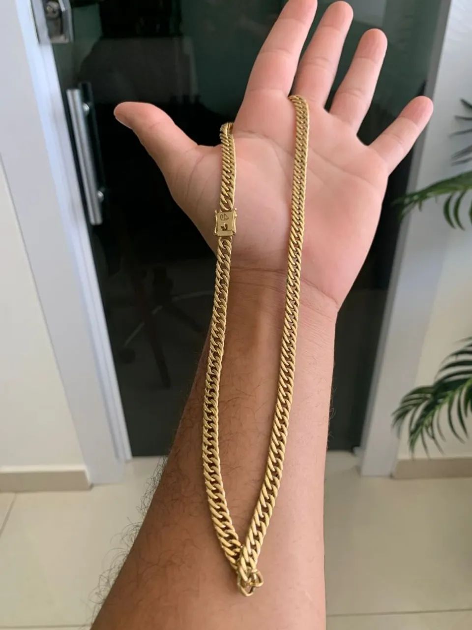 Corrente 6,5mm - Ouro 18k - Foto 4