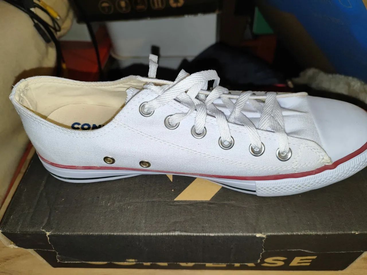 Tênis Converse All Star Branco - Novo - Foto 2