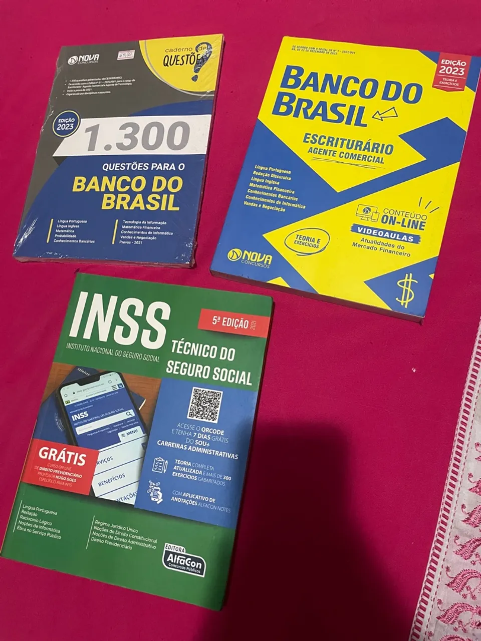 Livros para Concursos: Banco do Brasil e INSS