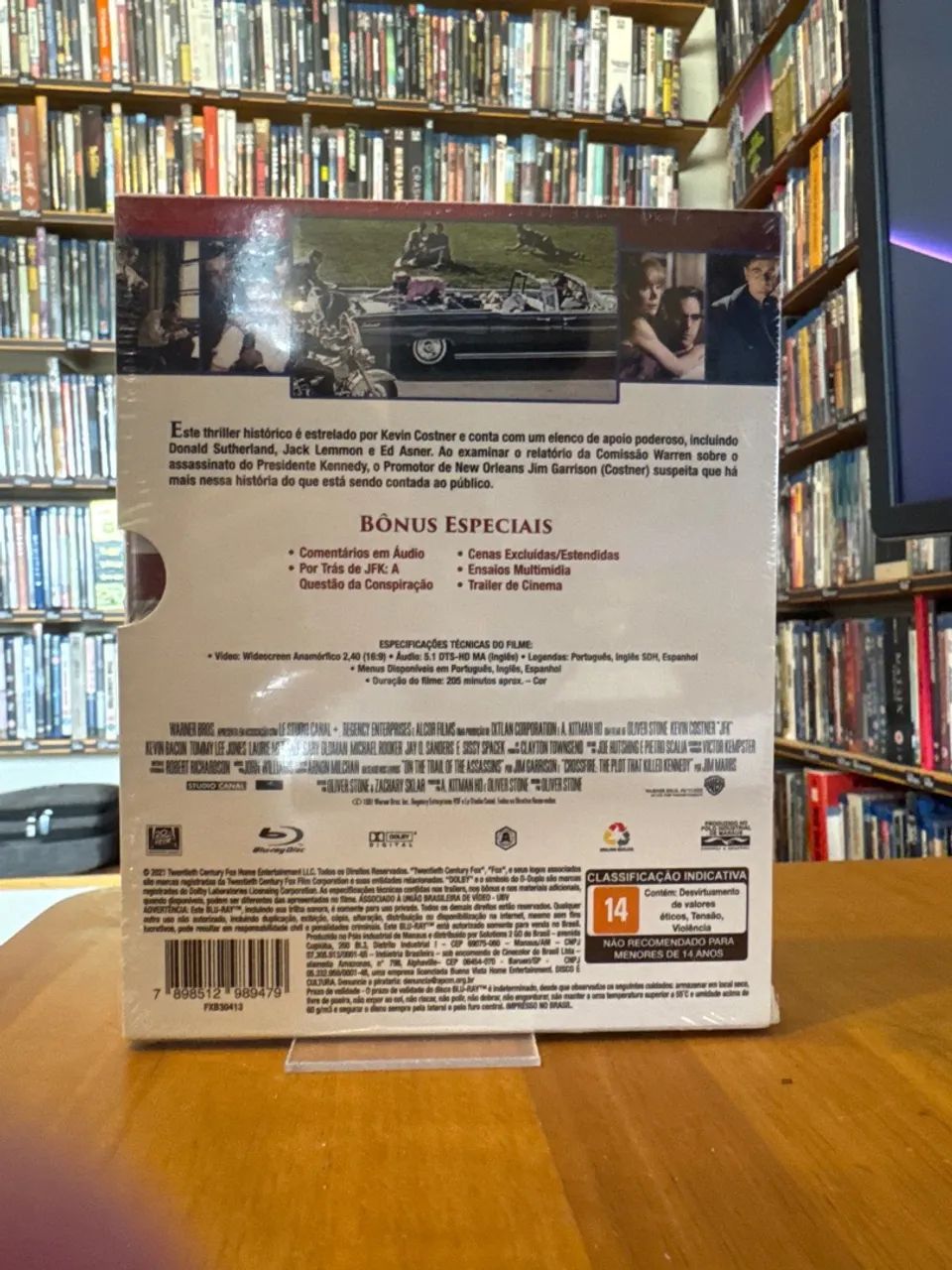 JFK - Blu-ray Oliver Stone - Lacrado - Foto 2