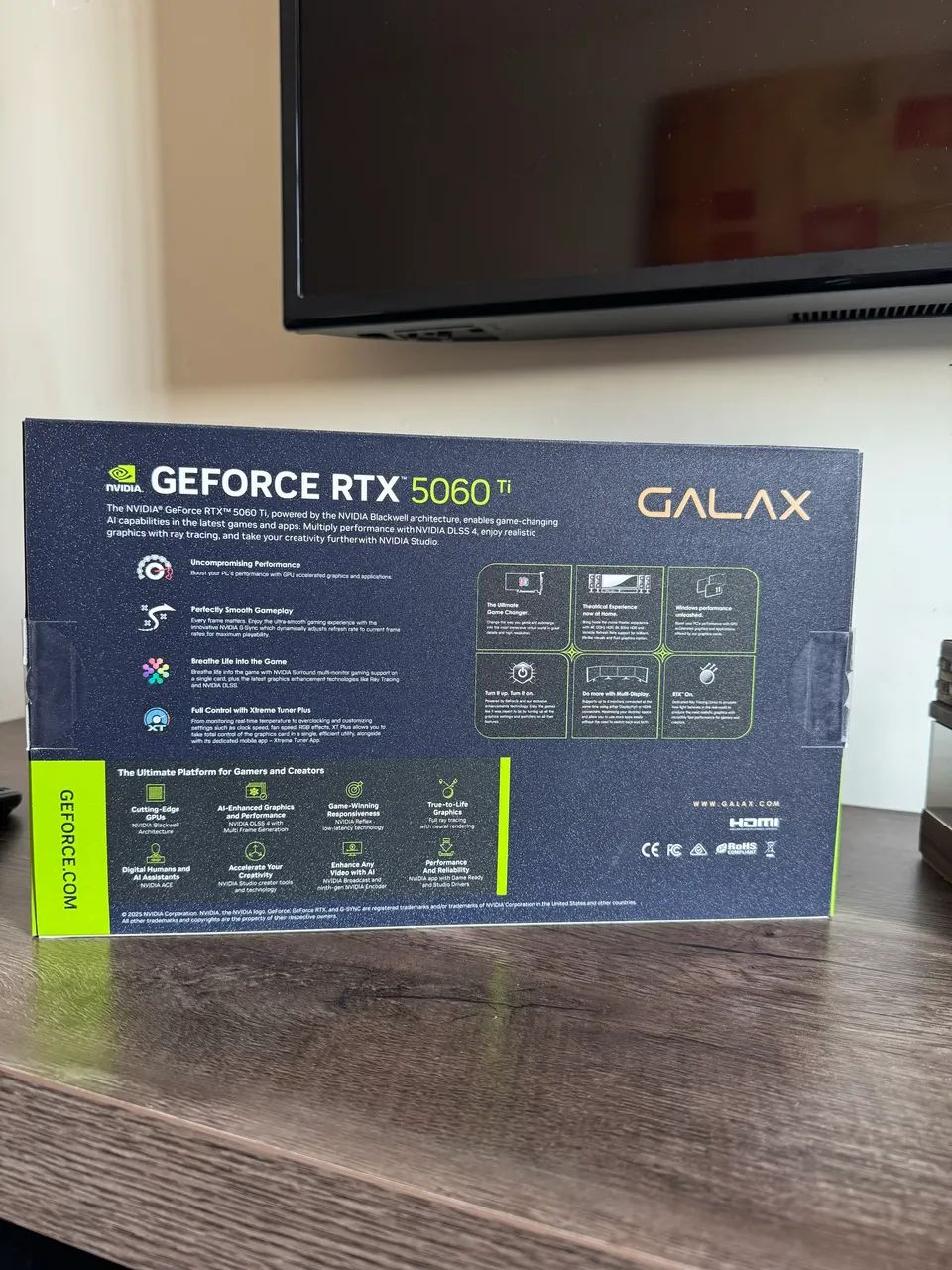 Placa de vídeo RTX 5060ti 8gb galax Lacrada, 3 anos de garantia, aceito troca - Foto 2