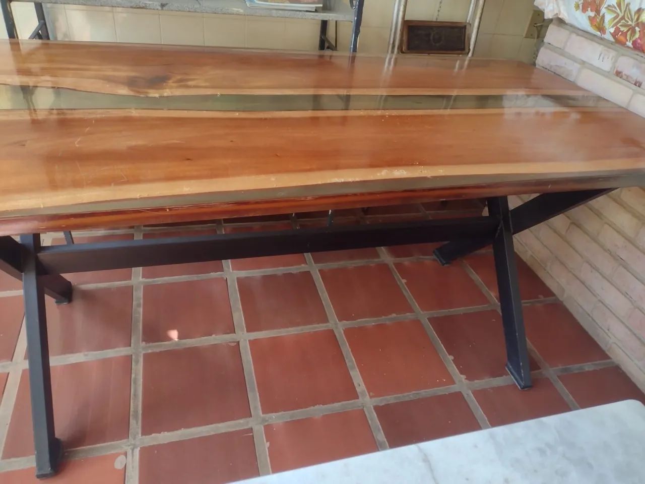 Mesa em resina - linda  - Foto 2