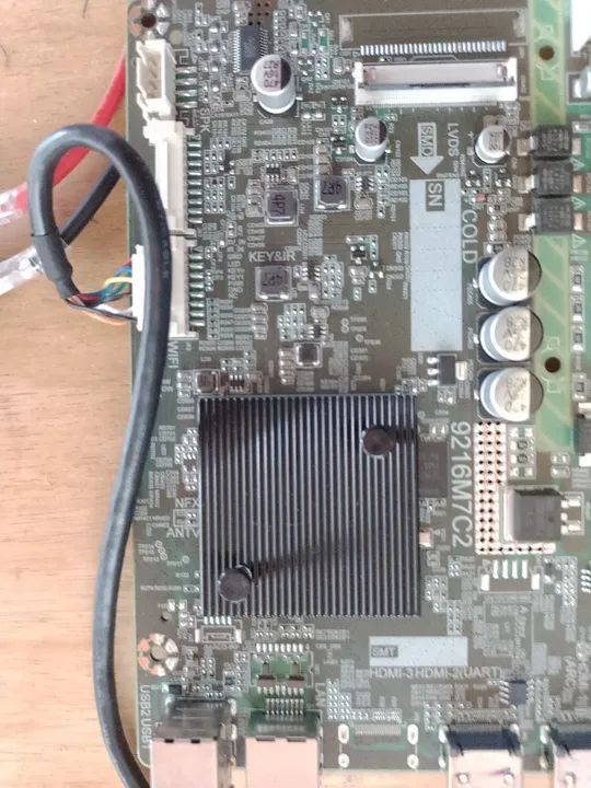 Placa principal HDMI com placa wi-fi para TV AIWA AWS-TV-BL02-A  - Foto 5