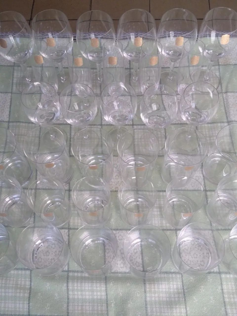 Jogo de Taças e Copos de Cristal Blumenau - 34 Peças - Foto 2