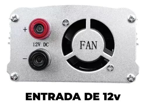 Inversor De Tensão 800w Nominal 1600w Pico Conversor De Energia 12v 110v - Foto 6