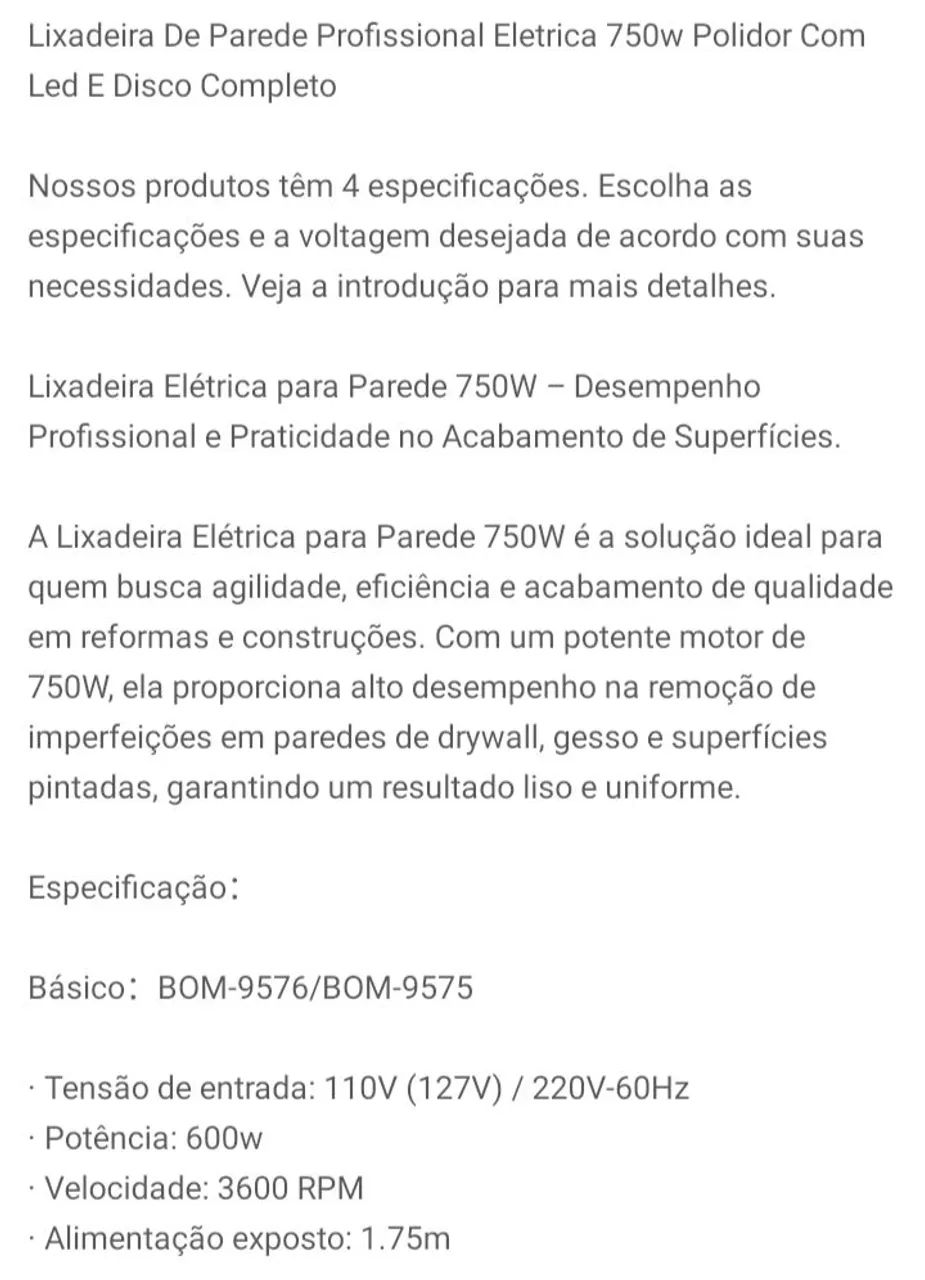 Aluguel de lixadeira de parede e teto - Foto 4