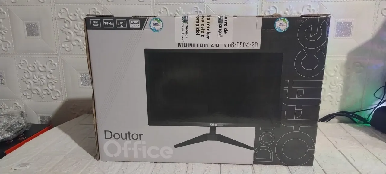 Monitor NOVO, 75HZ, 20 PELEGADAS LED - HDMI