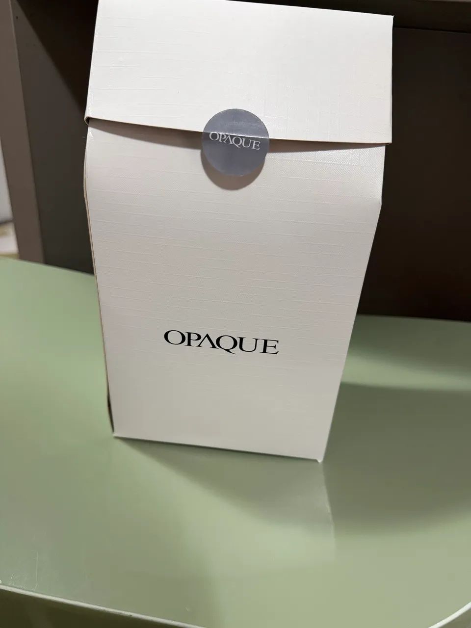 Sacola e caixa de presente para perfume Opaque