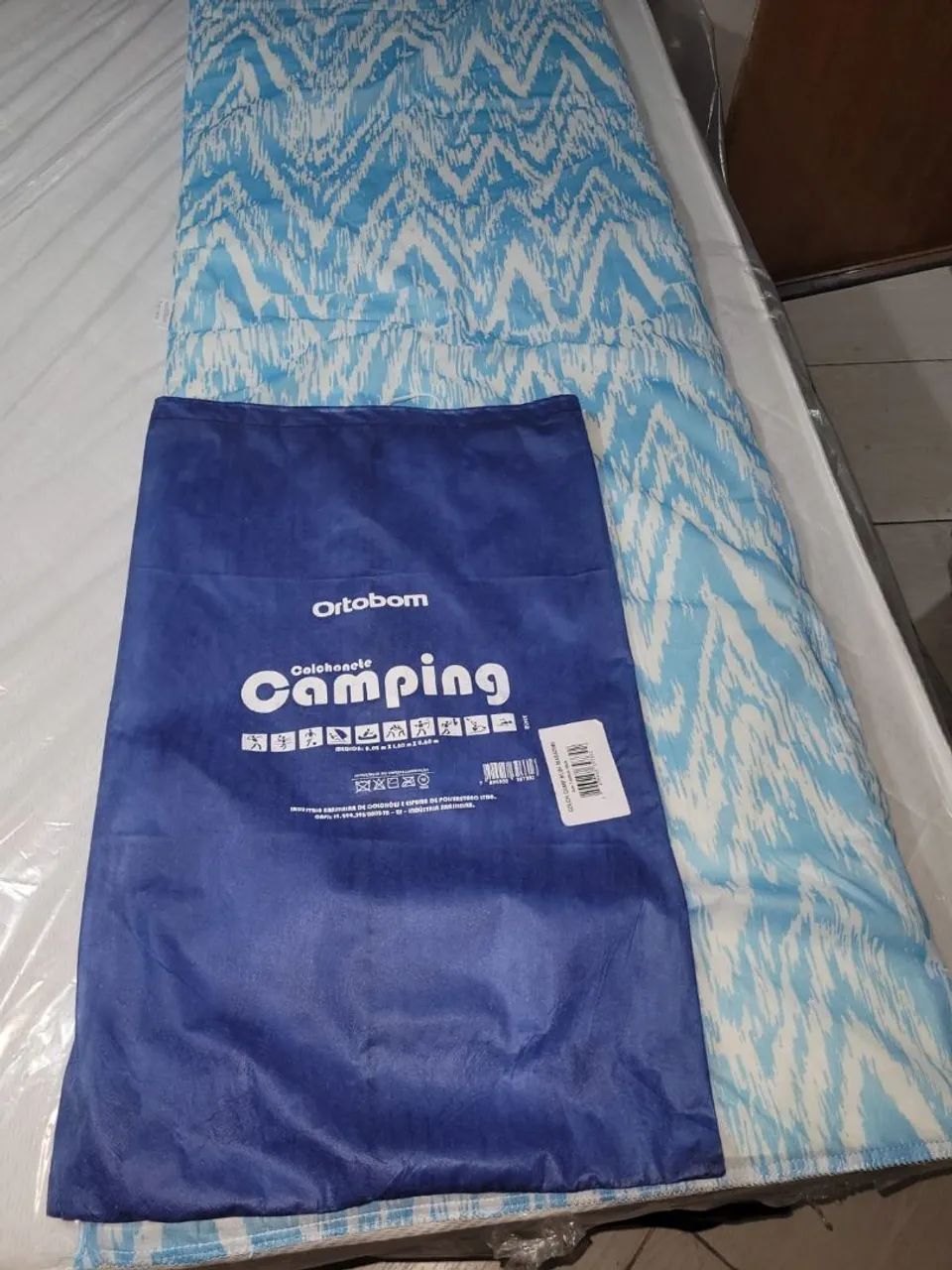 Colchonete Camping Ortobom $$70 reias