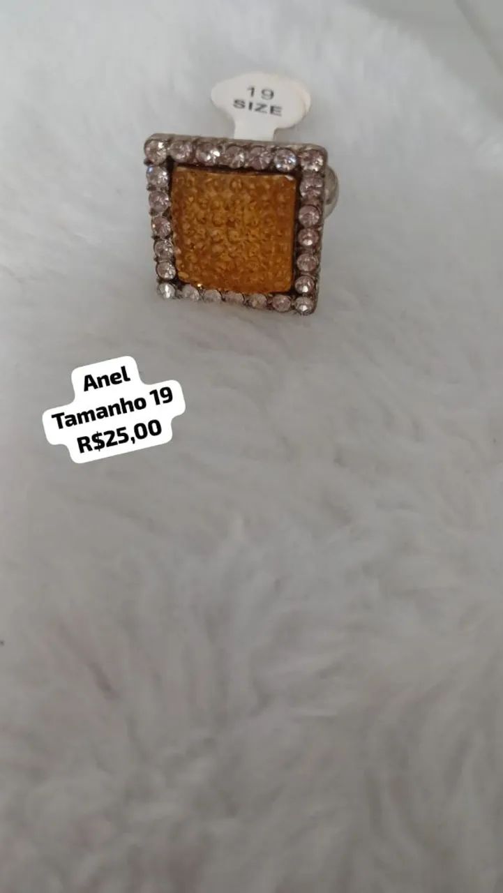 Anel Vintage com Detalhes em Azul - Tamanho 25 - Foto 4