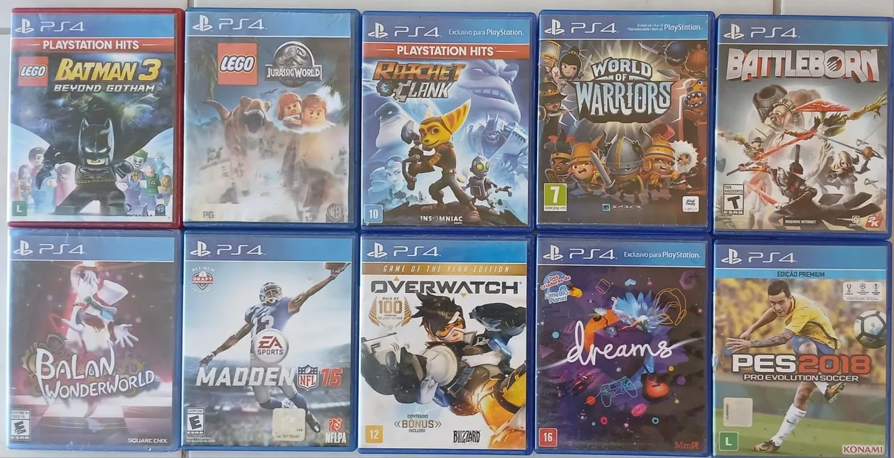 Jogos de PS4 - LEGO Batman 3, Jurassic World e Mais!