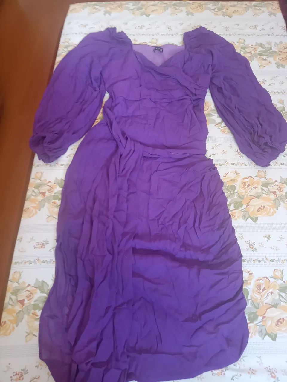 Vestido Lorane Midi Roxo  - Foto 4