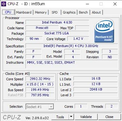 Processador Intel Pentium 4 631 3.00ghz Lga 775 Fsb 800  - Foto 2
