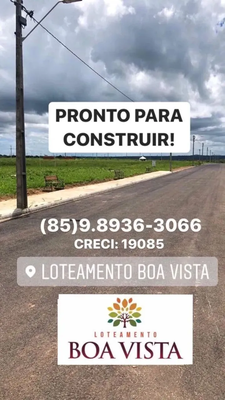 LOTEAMENTO BOA VISTA, PRONTO PARA CONSTRUIR !!