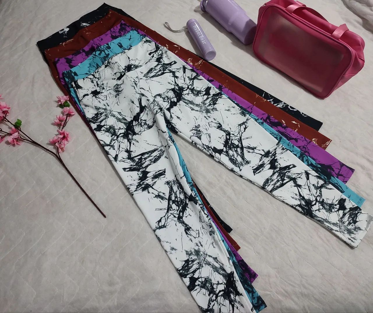 Calça Legging Marmorizada  - Foto 2