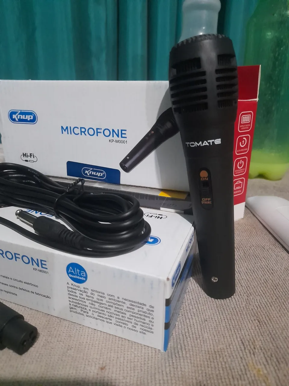 Microfone Knup KP-M0001 - Hi-Fi