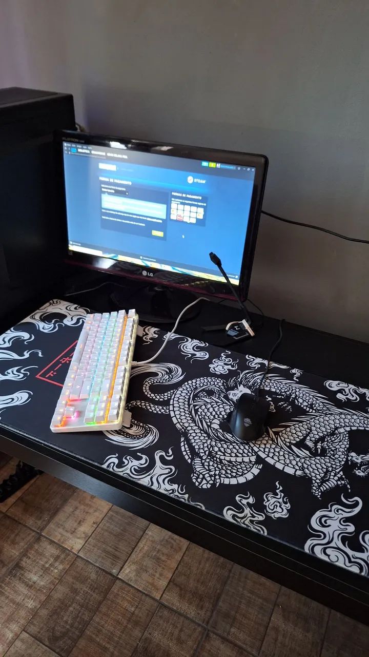 Monitor Lg 20 Polegadas Led Hd+ Widescreen Black Piano E2050 Preto - Foto 3