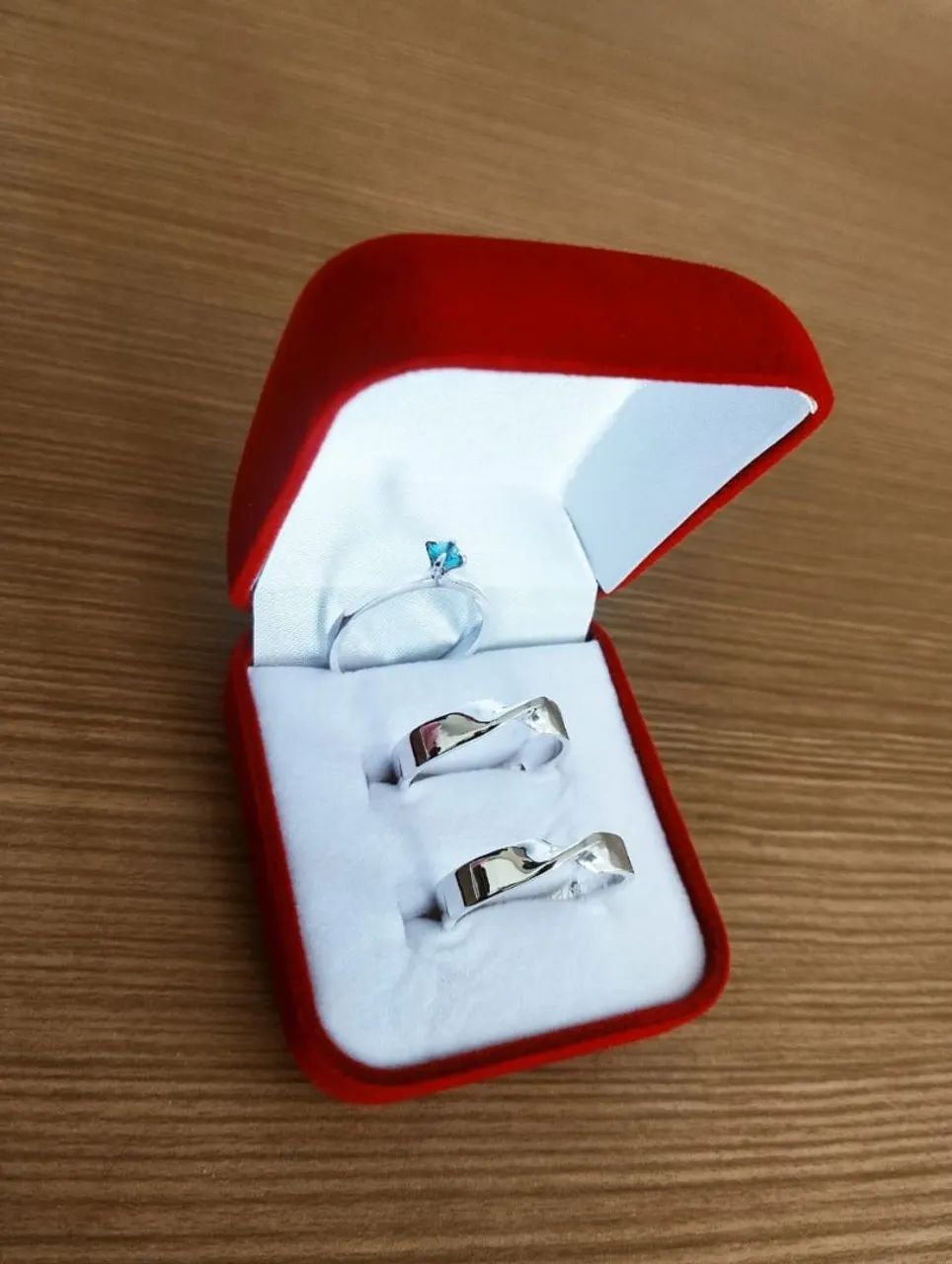 Aliança de namoro, casamento e noivado ? na prata. - Foto 4