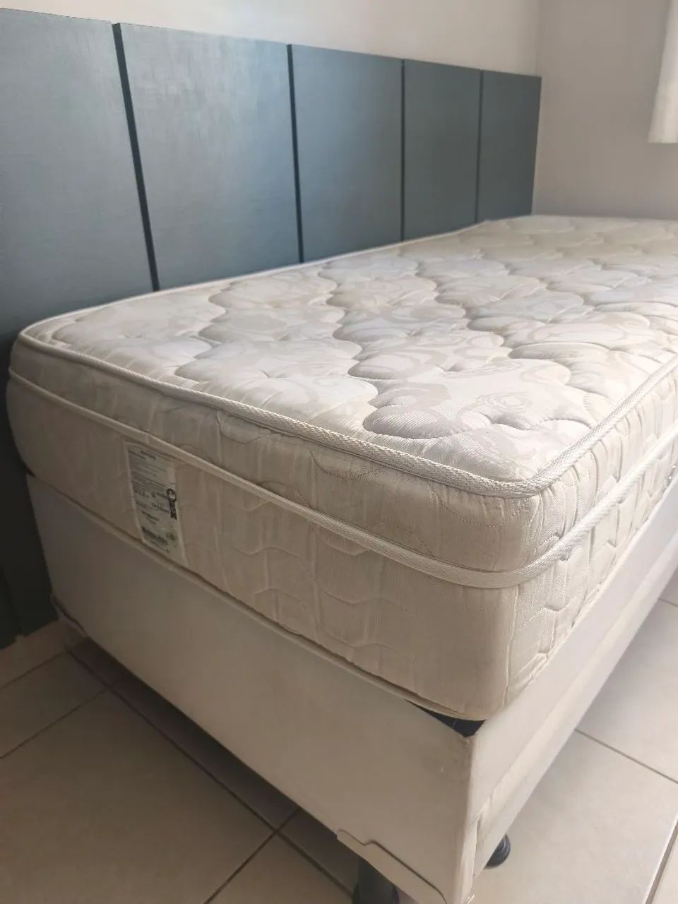  Cama box com cama auxiliar+colchão master springs solteiro Ortobom  - Foto 2