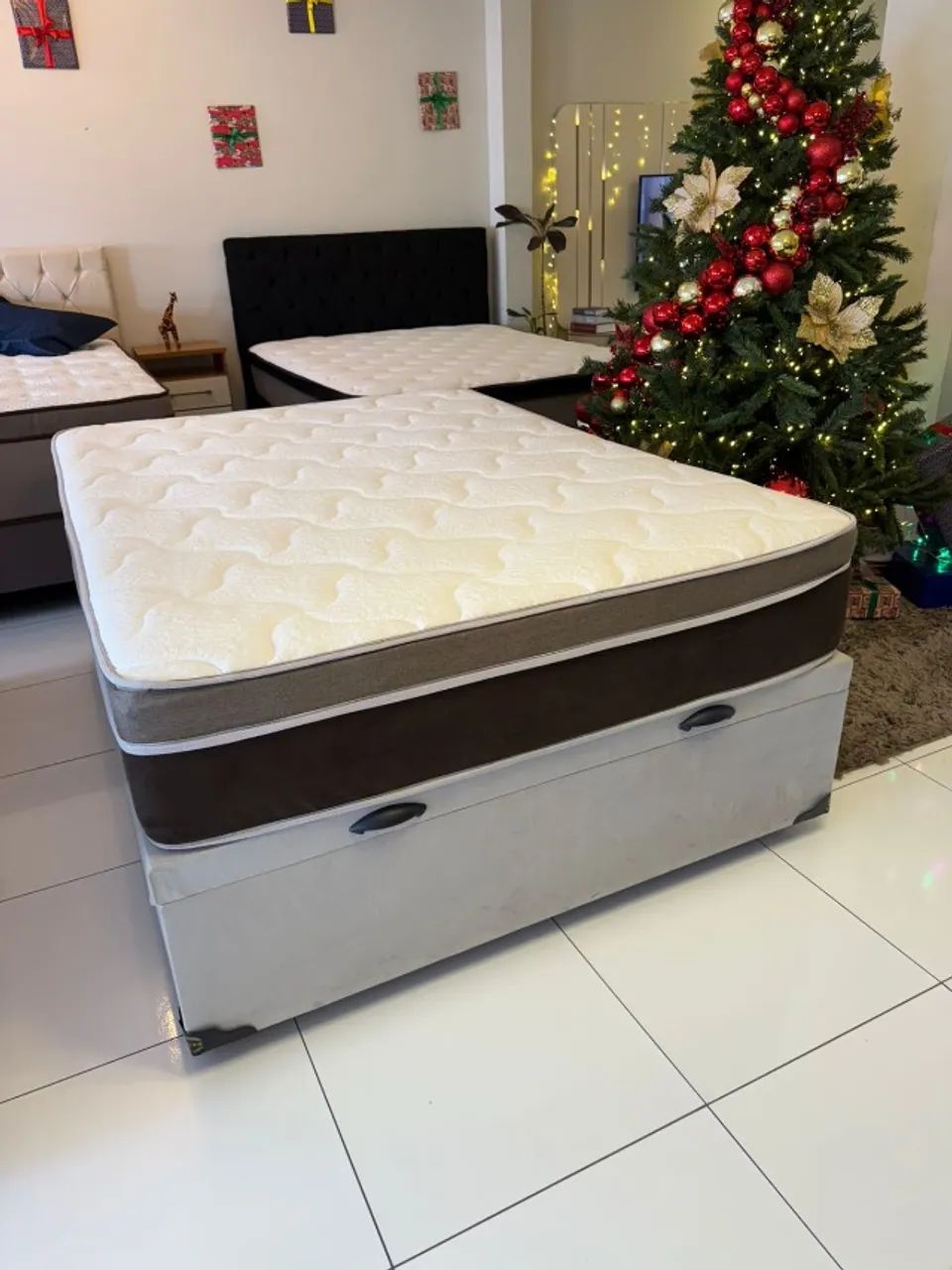 Cama box Casal BAÚ NOVA - Entrego!  - Foto 4