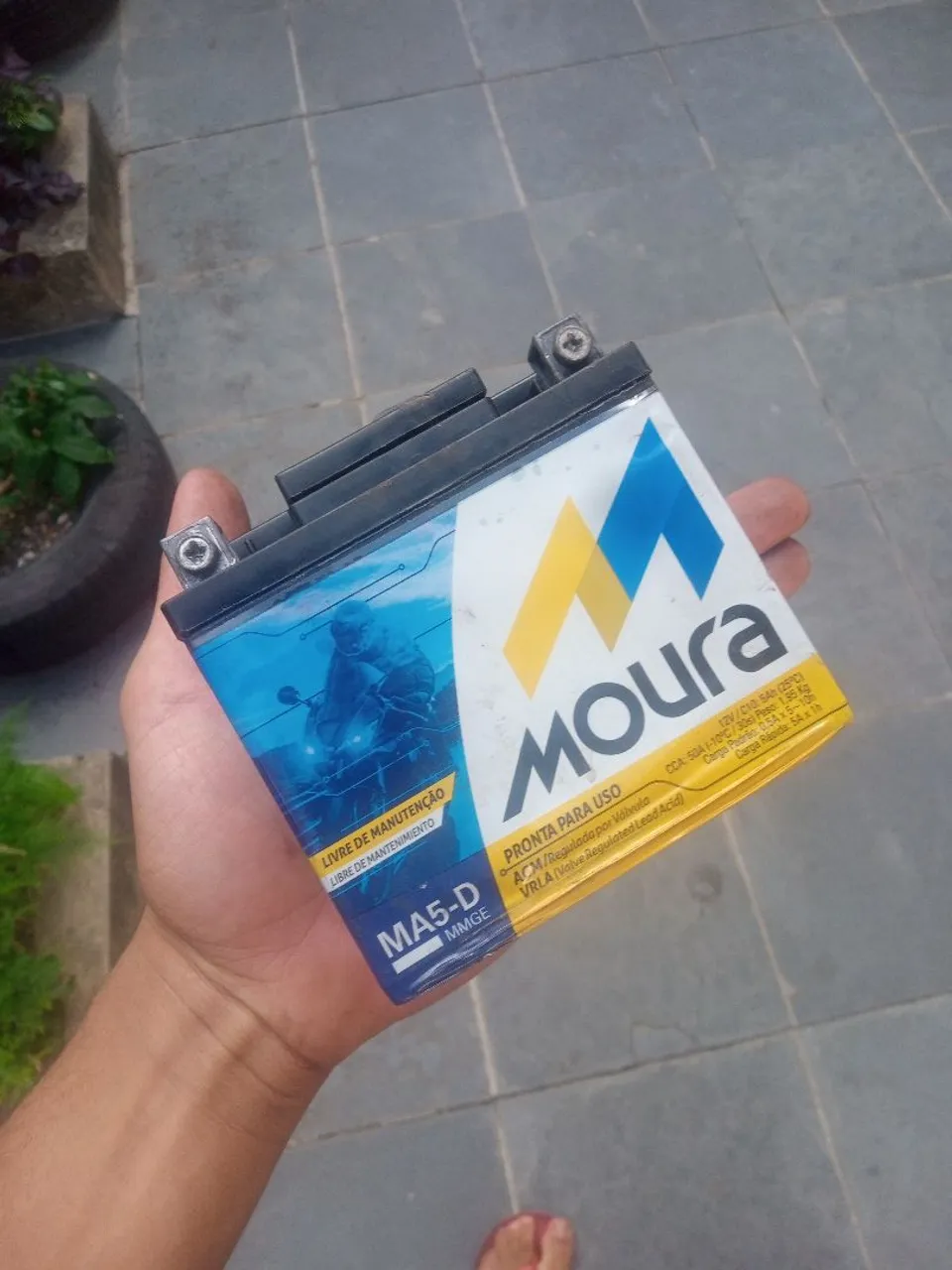 Bateria Moura MA5-D para Motos