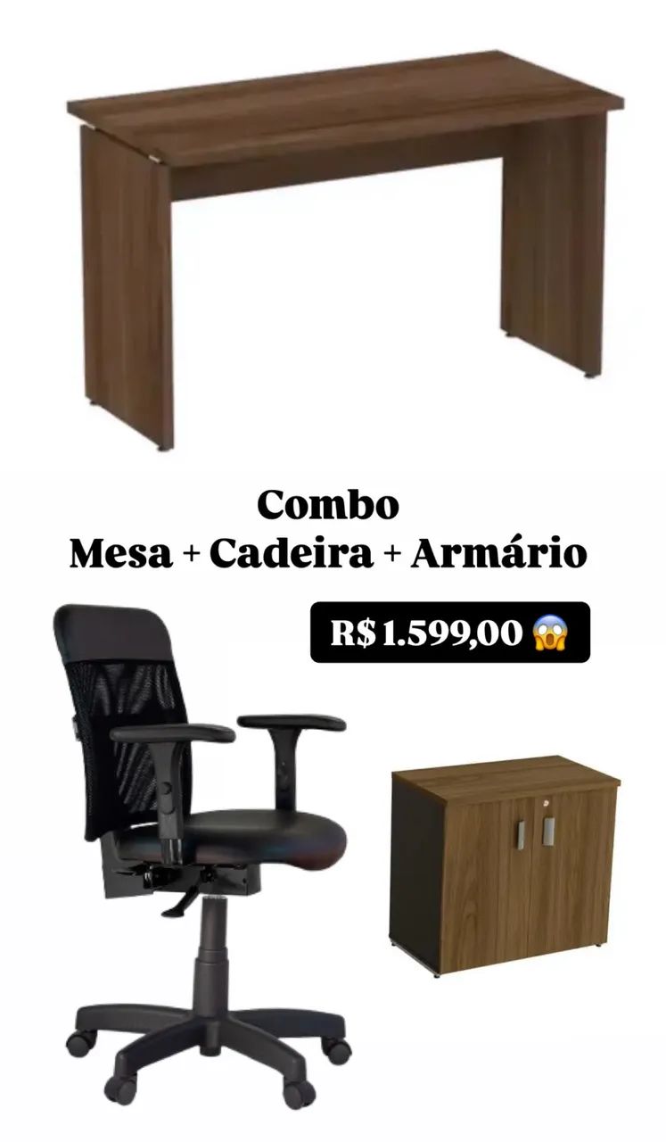 CONJUNTO MÓVEIS PARA ESCRITÓRIO- LOJA IKONMIXOFFICE  - Foto 6