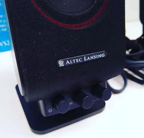Caixas de som Altec Lansing 2.0 para PC notebook celular - Foto 5