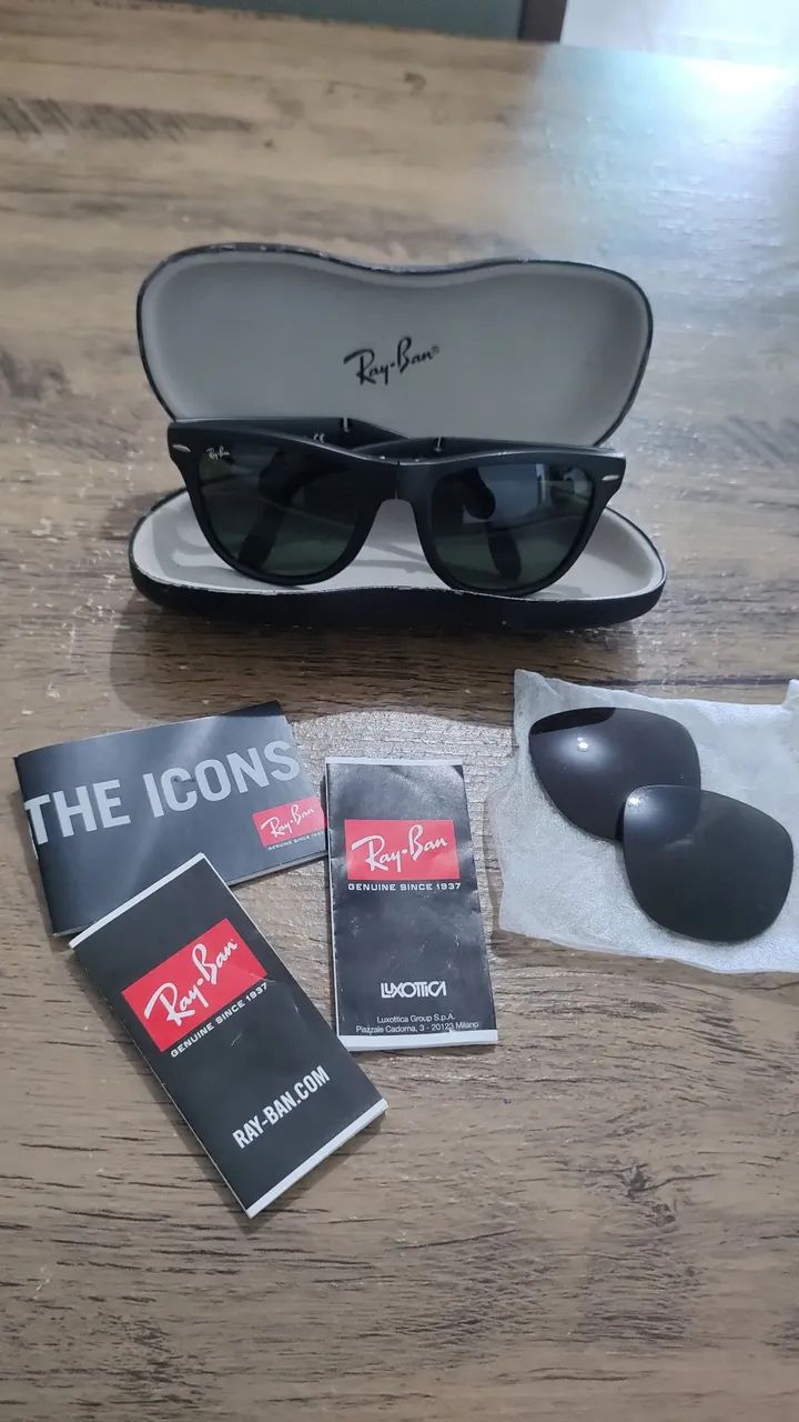Óculos Ray Ban Folding Wayfarer Original 