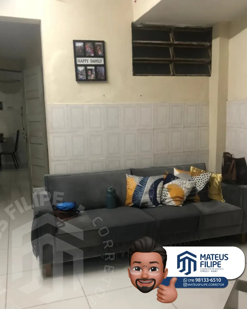 Casa no bairro Santo Antônio com três pavimentos.