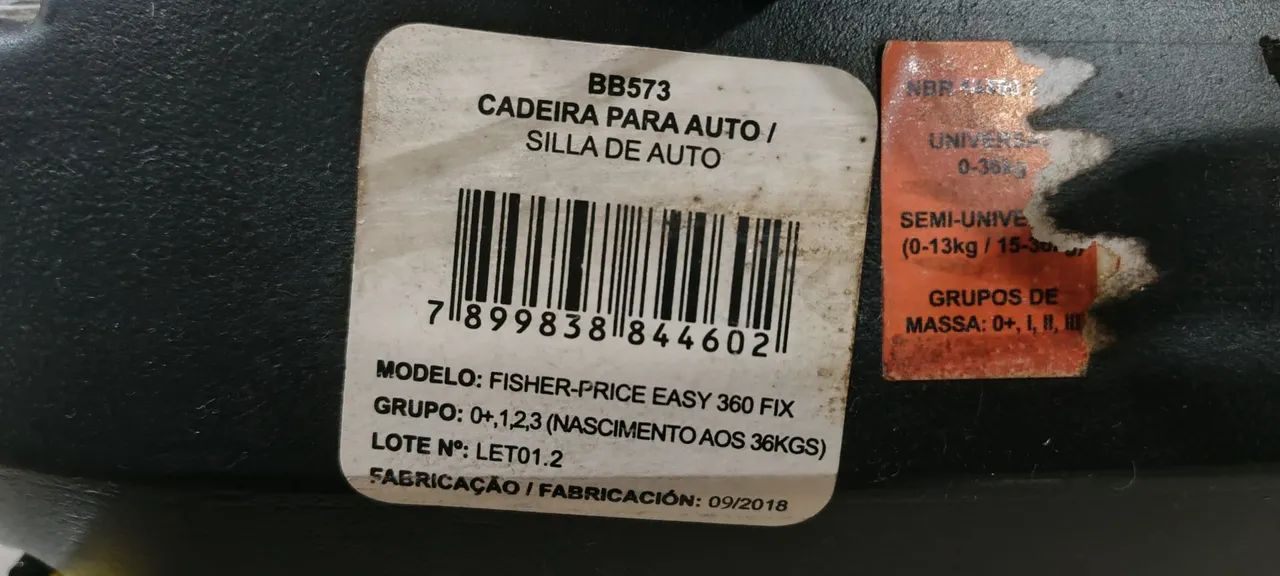Cadeira Auto Fischer Price Easy 360° Isofix - Foto 5