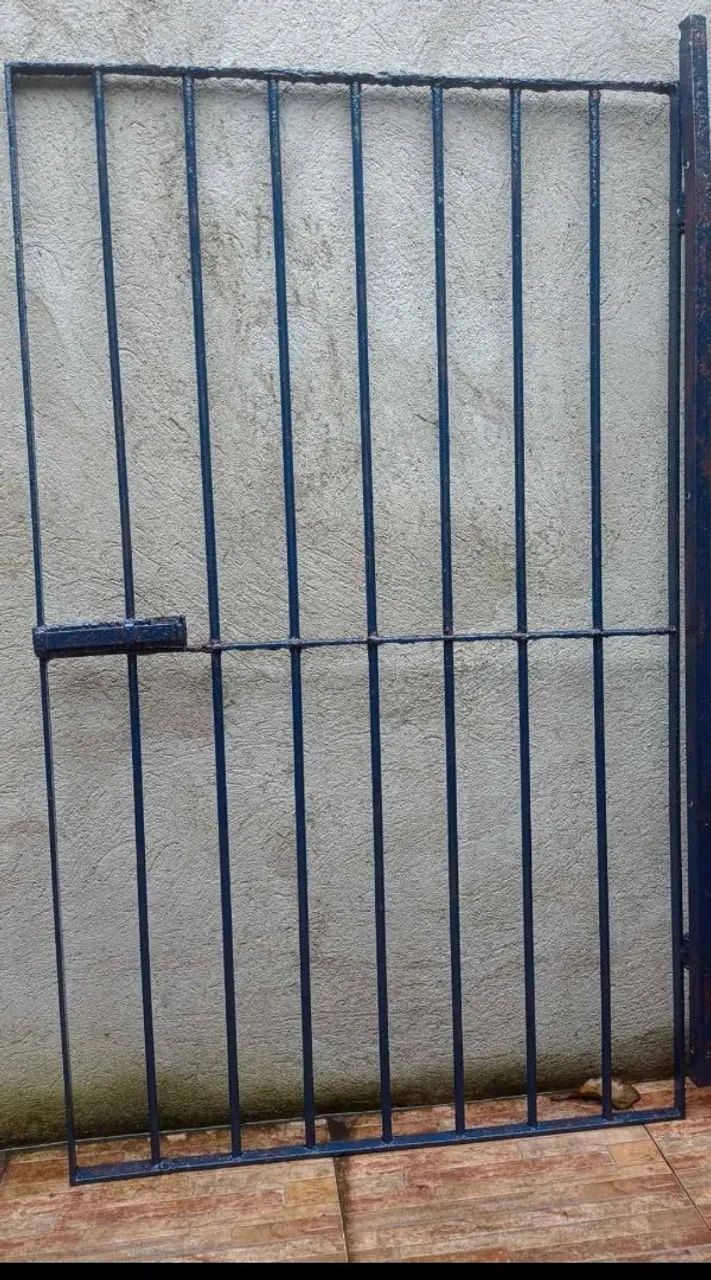 Portão de ferro completo 